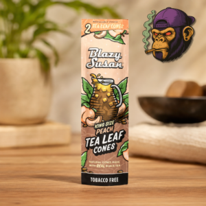 Blazy Susan King Size Peach Tea Leaf Cones