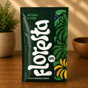 Floresta Natural Flavor Acai & Banana Wraps 5PK