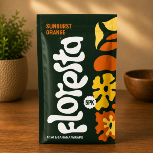 Floresta Sunburst Orange Acai & Banana Wraps 5PK