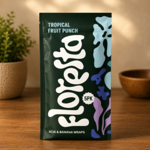 Floresta Tropical Fruit Punch Acai & Banana Wraps 5PK